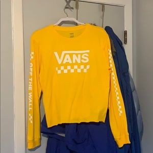 VANS Long Sleeve Cropped Shirt